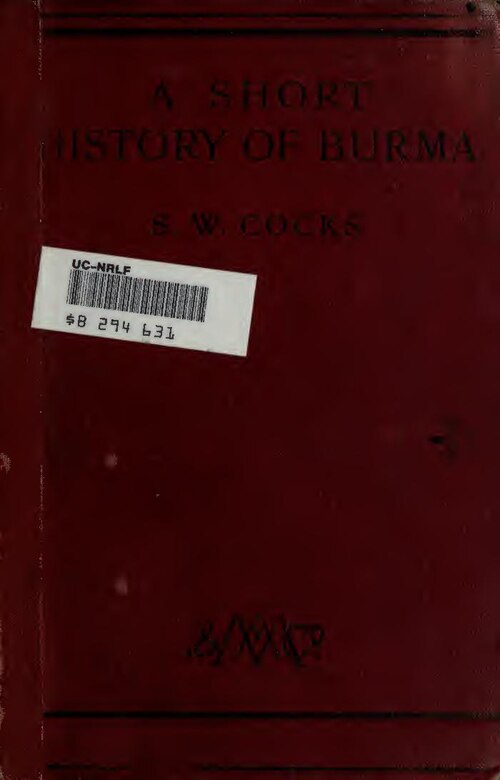 History of Burma